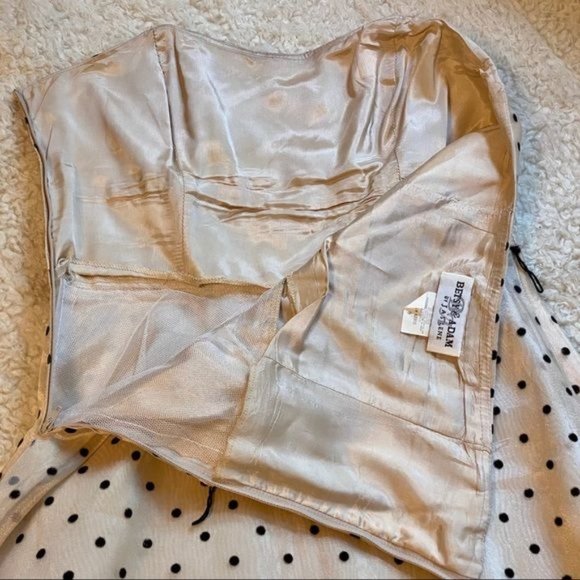 Betsy & Adam White Polka Dot Dress - Picture 15 of 15